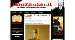 Desktop Screenshot of donzauker.it